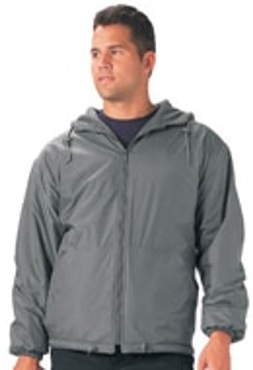 Reversible Fleece-Lined Nylon Jacket W/Hood - 8264