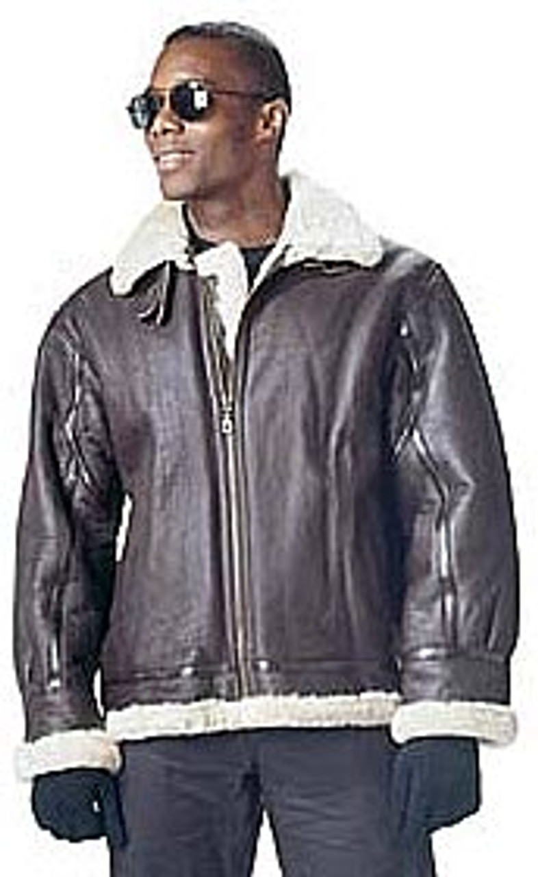 Fur lined shop flight jacket