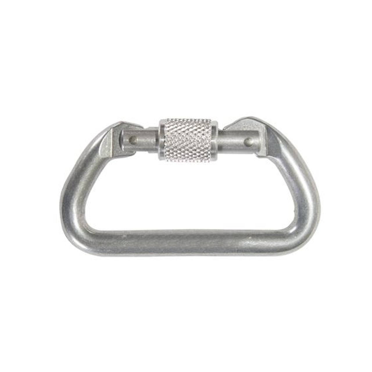 Stansport® D LOCKING CARABINER - ALUMINUM - BRITE