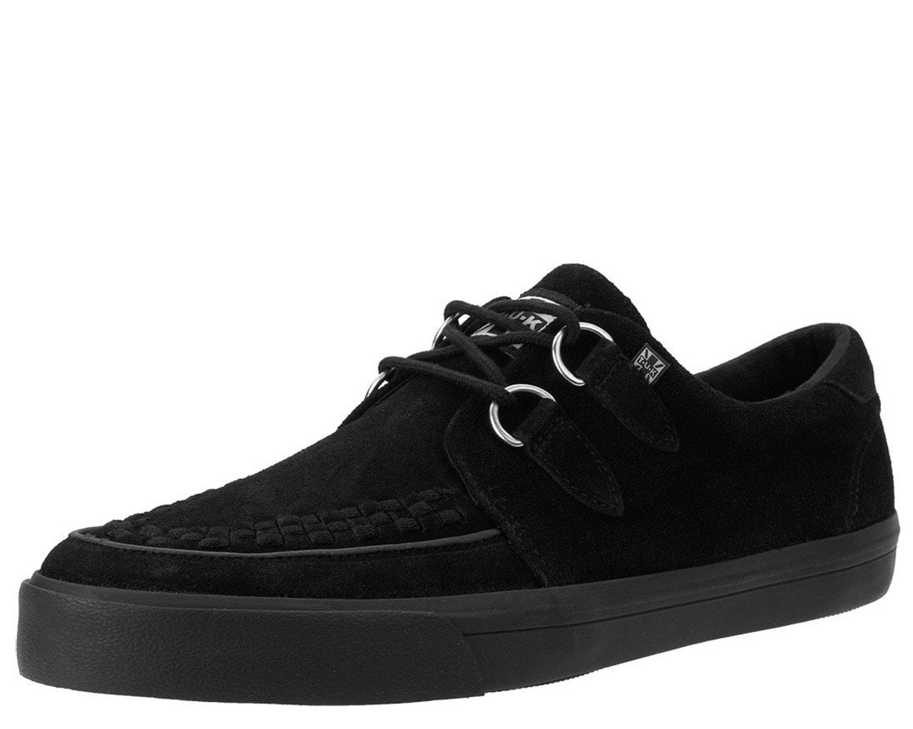 T.U.K® Black Suede D-Ring VLK Sneaker-A9178