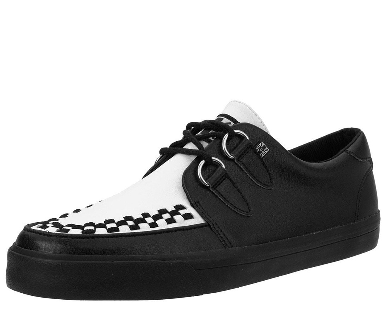 T.U.K® Black & White D-Ring VLK Sneaker-A9180