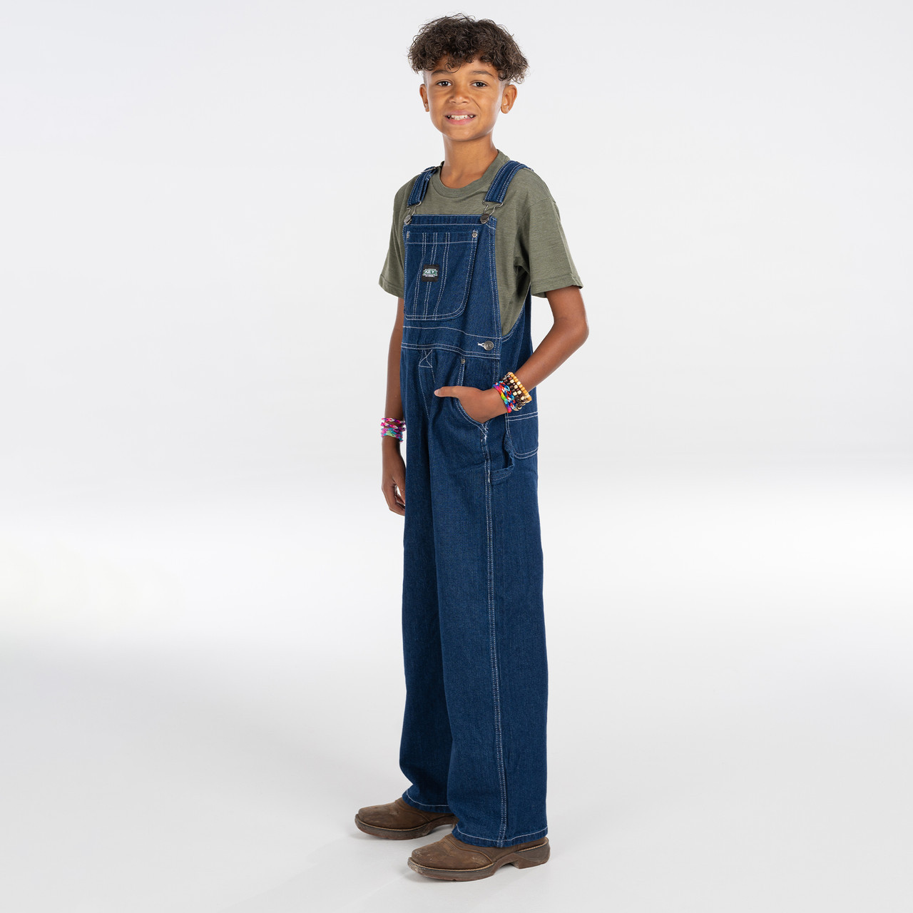 Wugdge 完売品！ wudge boy ミリタリーオーバーオール カーキ boy 