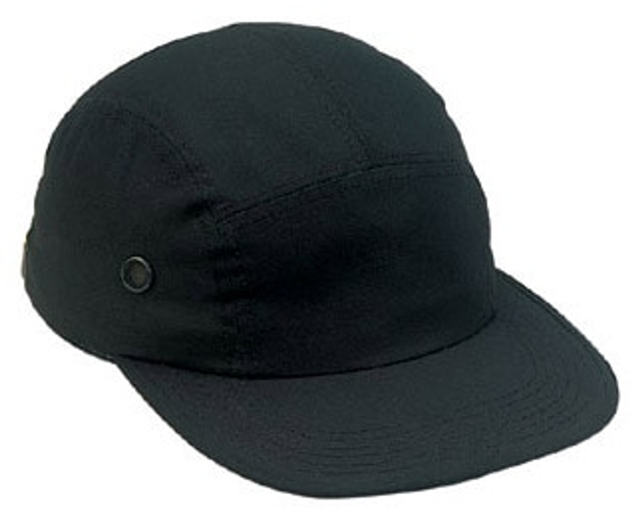 Black Poly/Cotton Military Street Caps