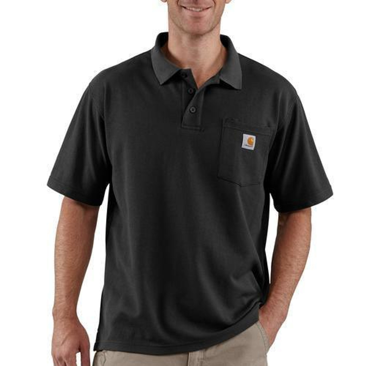 CARHARTT® Loose Fit Midweight Short-Sleeve Pocket Polo-106685