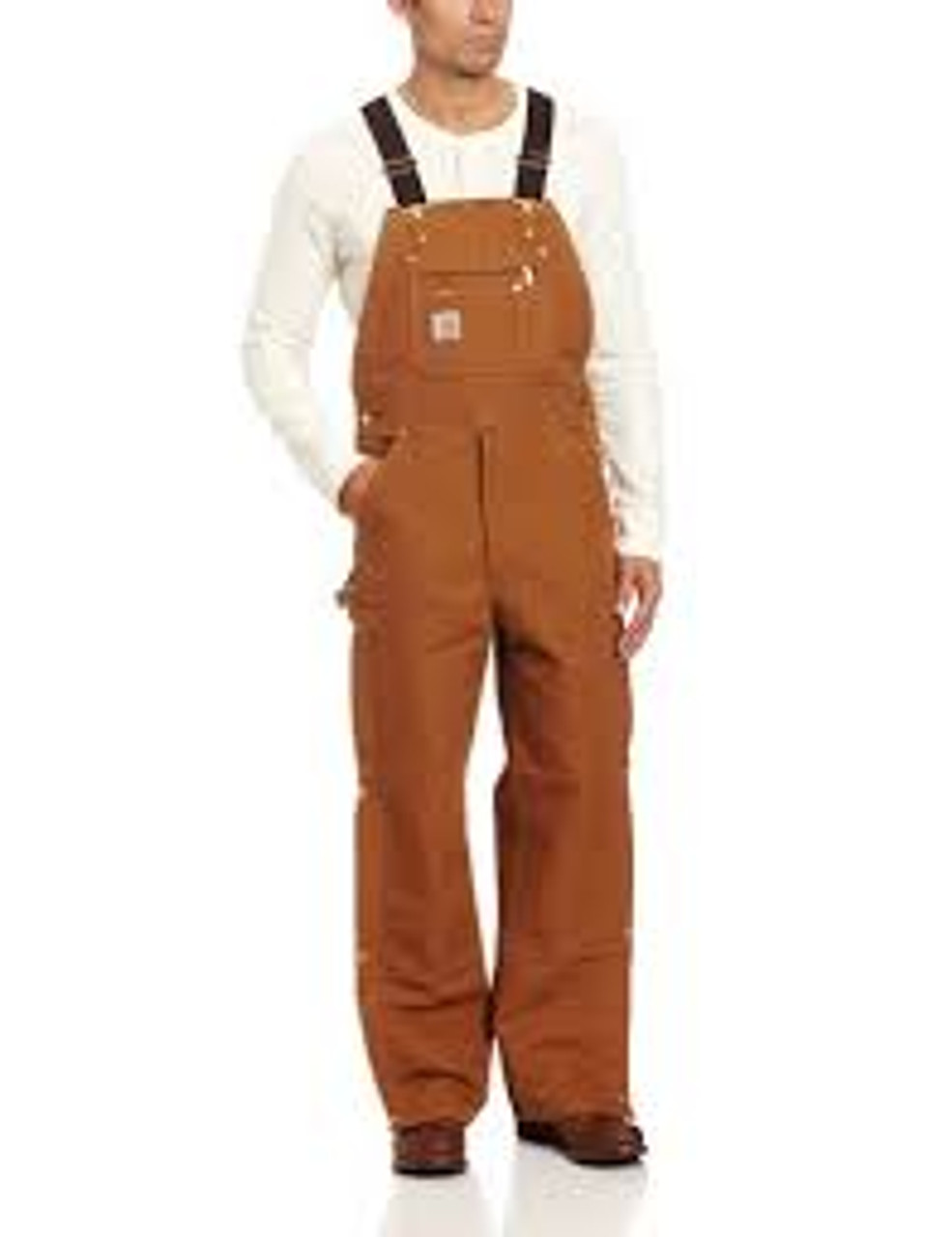 Carhartt® Duck-Zip-to-Thigh Bib Overall/Unlined-R37 - Doughboys