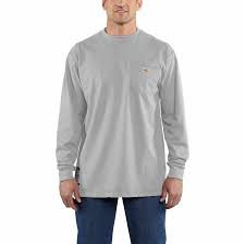 Tシャツ Carhartt® Flame-Resistant Force Cotton Long-Sleeve T-Shirt-100235