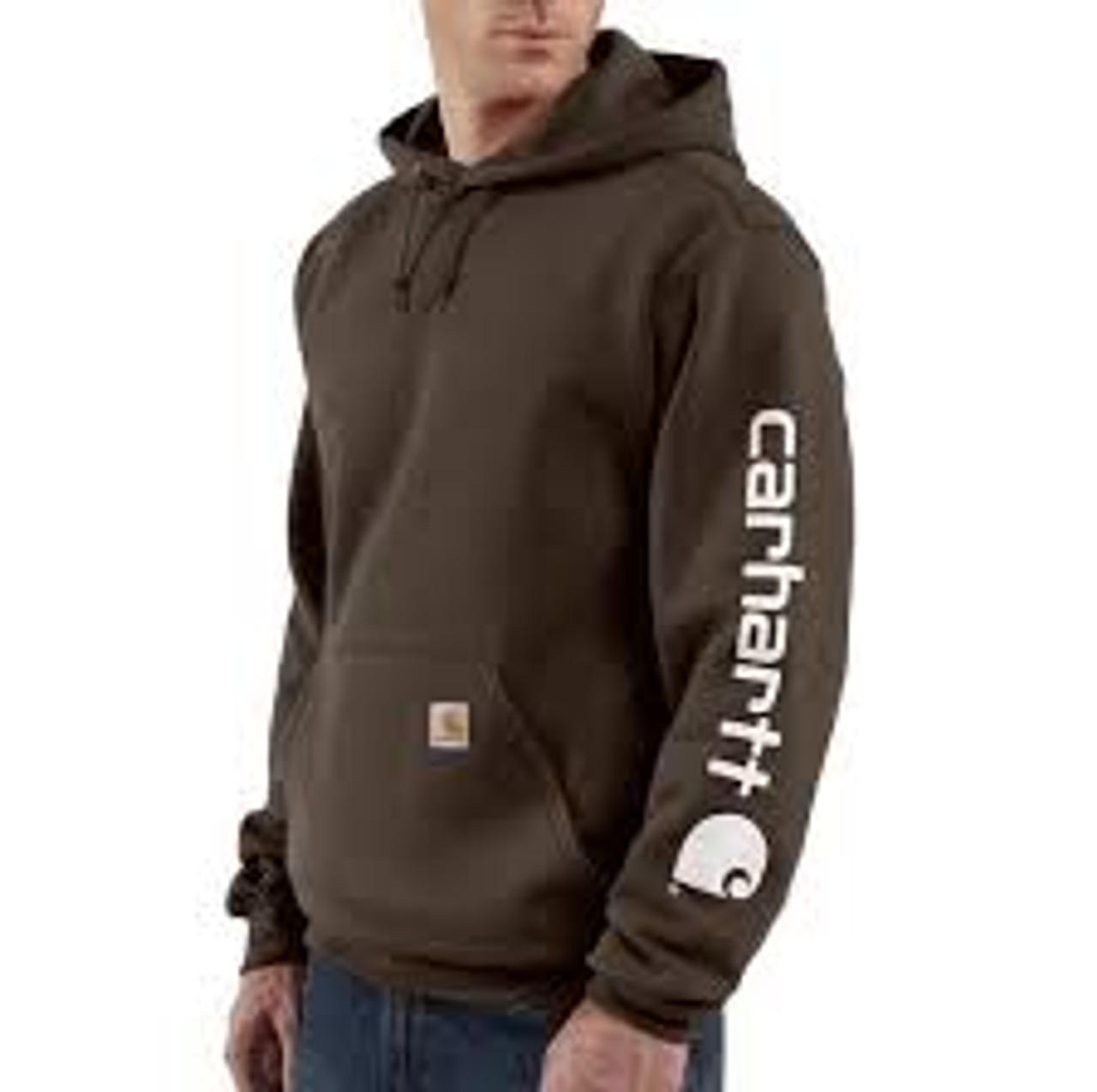 Carhartt® Mid-weight Signature Sleeve Logo Sweatshirt-K288