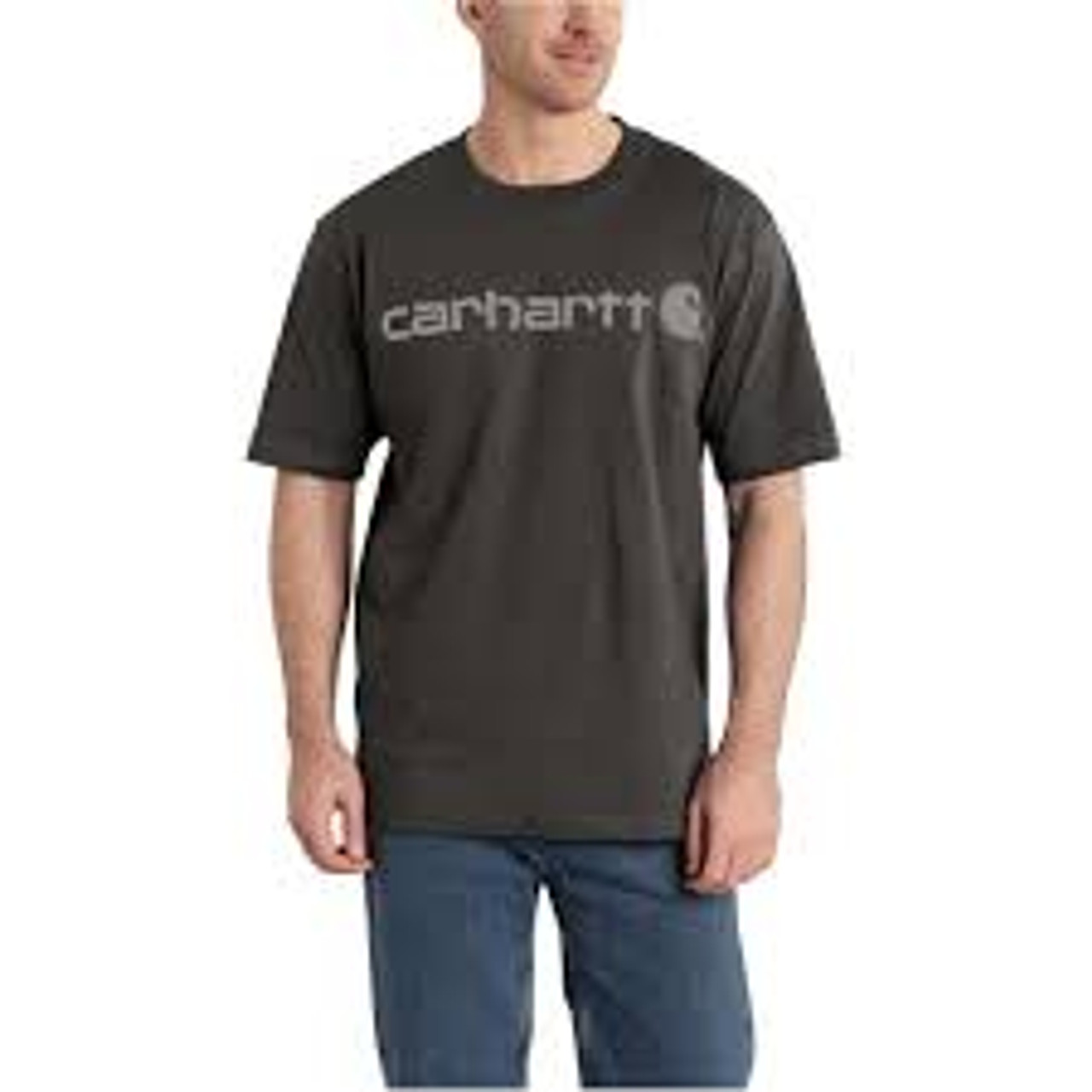 Carhartt Signature Logo Short-Sleeve T-Shirt-K195