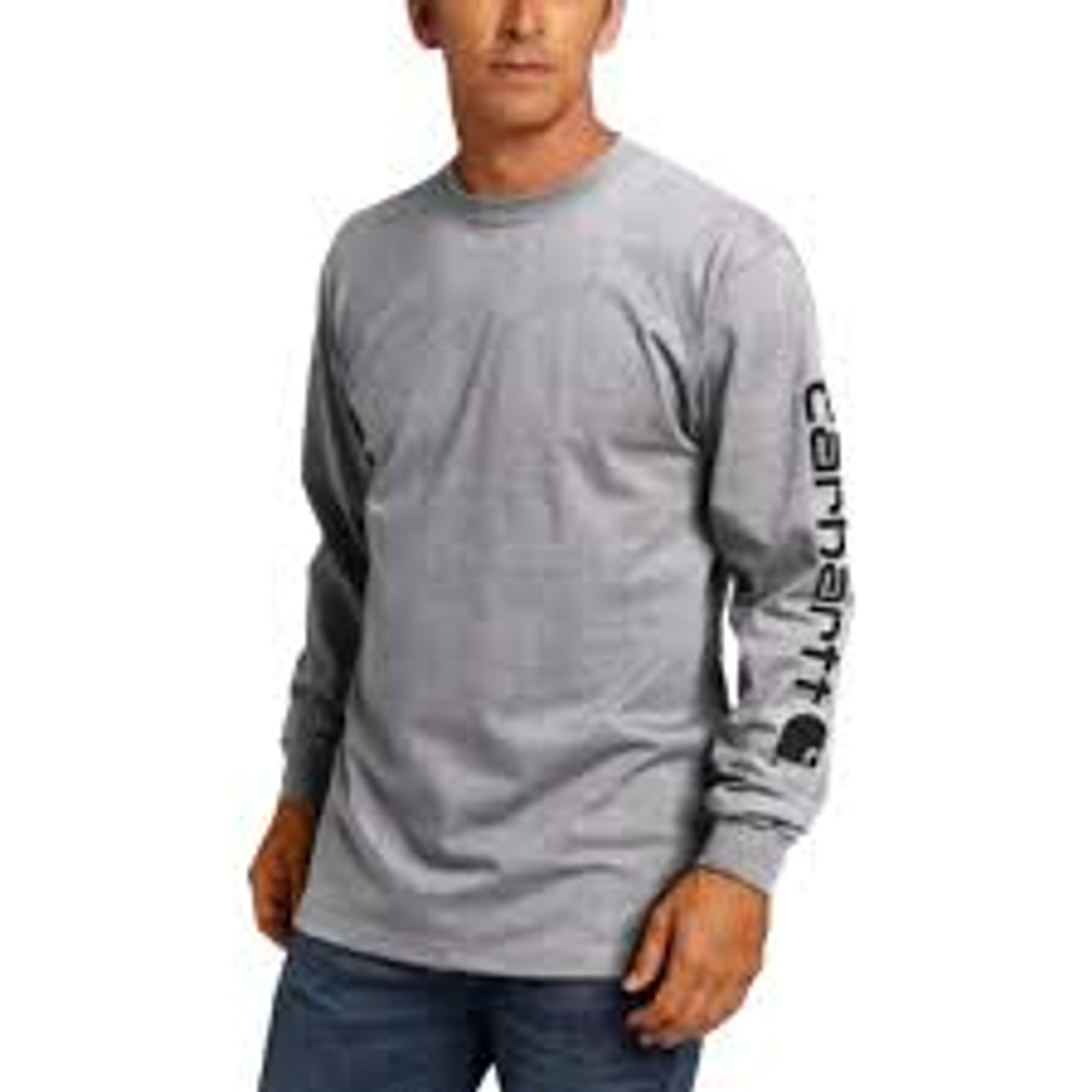 Carhartt Signature Sleeve Logo Long-Sleeve T-Shirt-K231