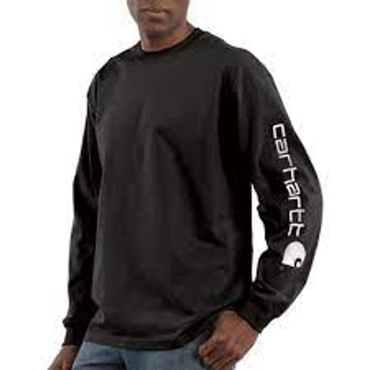 Carhartt Signature Sleeve Logo Long-Sleeve T-Shirt-K231