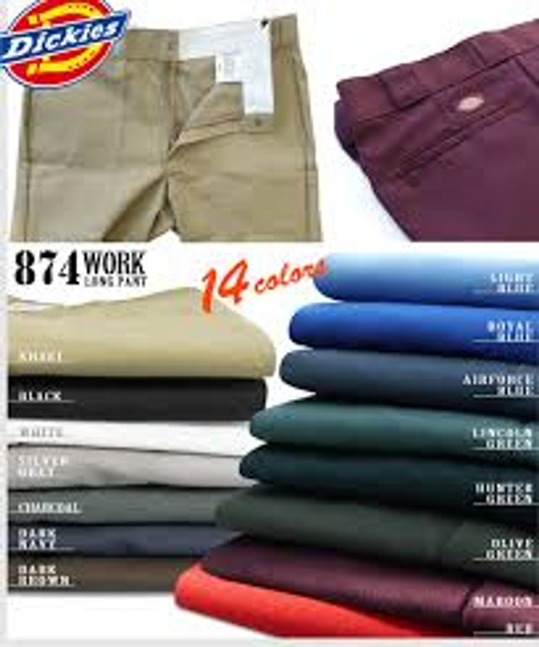Dickies Traditional 874 Work Pant-DN-CH-DB-SV