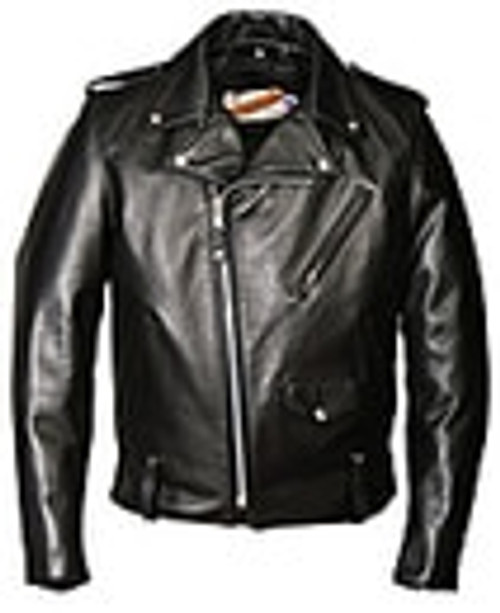 Schott Multi Pocket Perfecto Leather Motorcycle Jacket-125