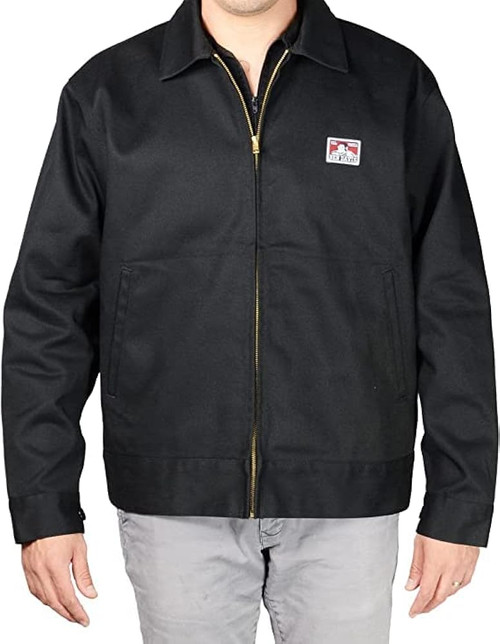 USA製BEN DAVIS 80's Deadstock Lサイズジャケット黒 Ben Davis® Original Style Jacket w/ Blanket Lining