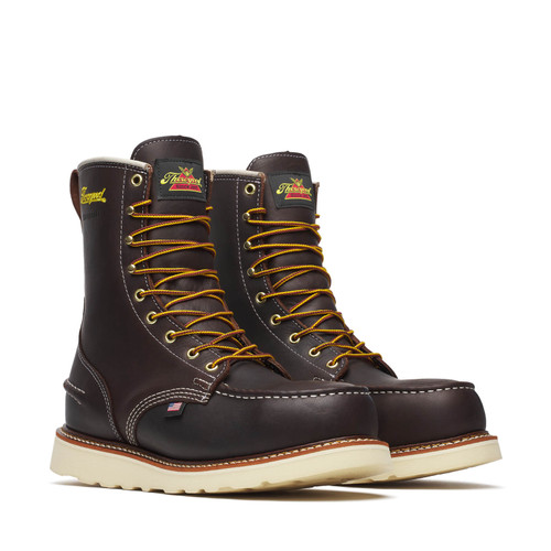 Thorogood™ 1957 Series – Waterproof – 8″ Briar Pitstop Safety Toe – Moc Toe MAXWear Wedge™-804-3800