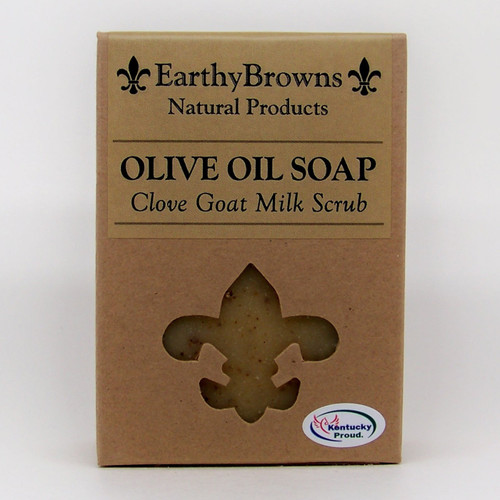 Clove Goat Milk Scrub Bar Soap