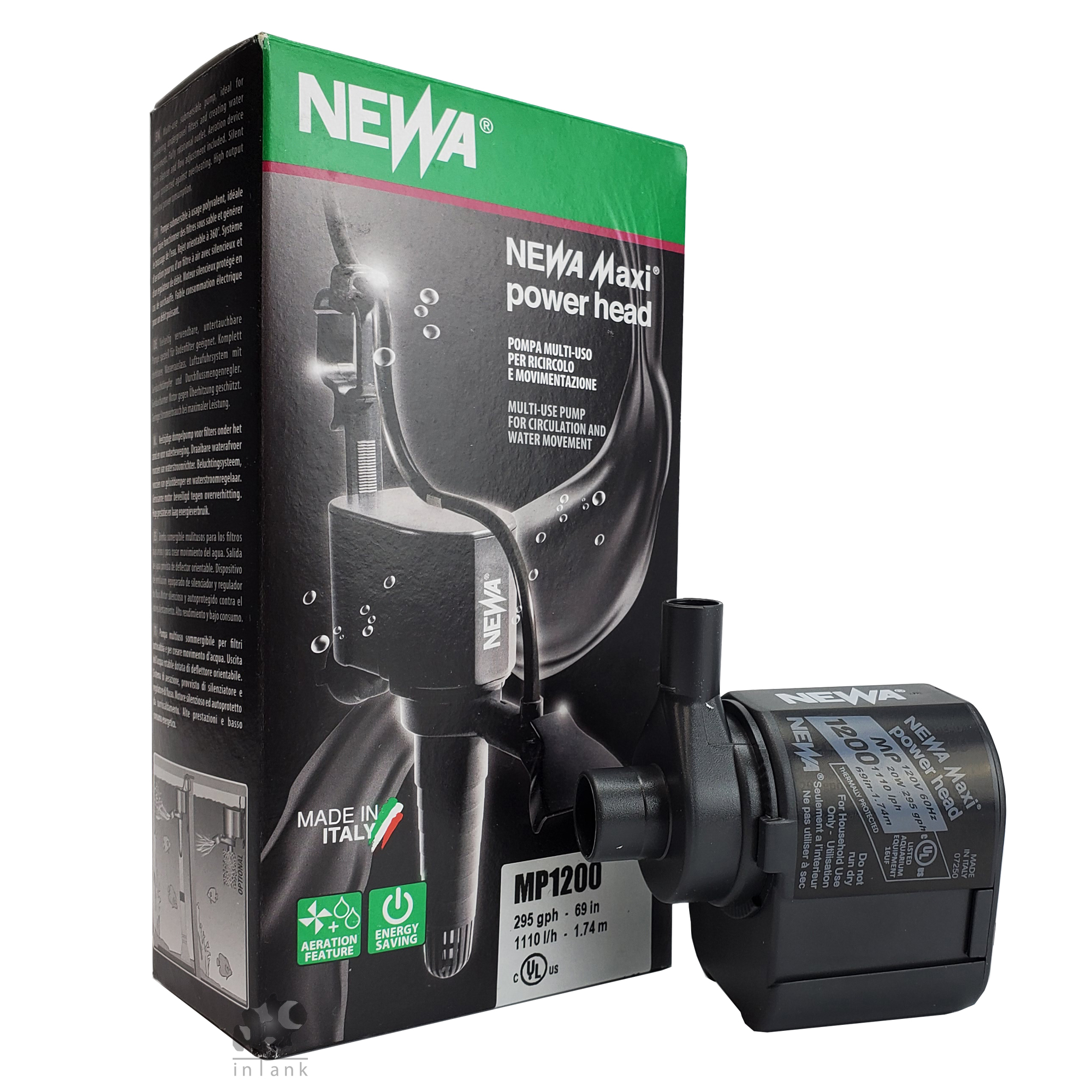 NEWA Jet 1200 pompe à eau submersible réglable de 400 à 1200 l/h 35