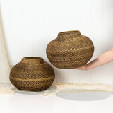 Rattan Vase Bowl