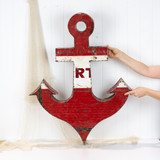 Metal Anchor - 1m Captain Red