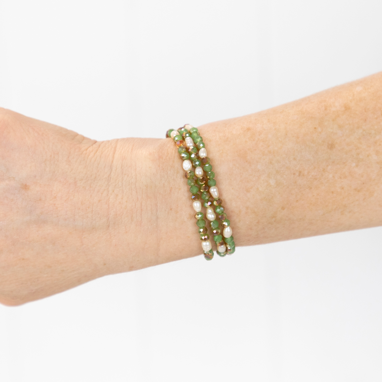 Bracelets Set x 7 - Pearl Feature Bead