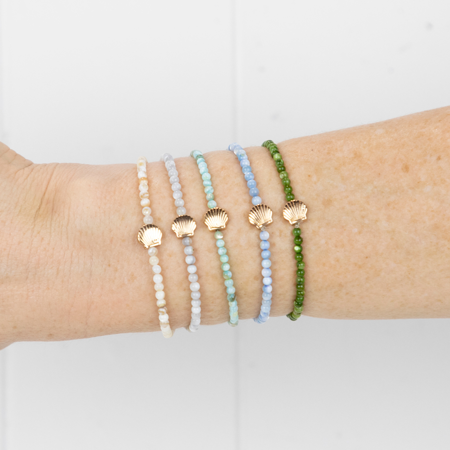 Bracelets Set x 5 - Scallop Shell