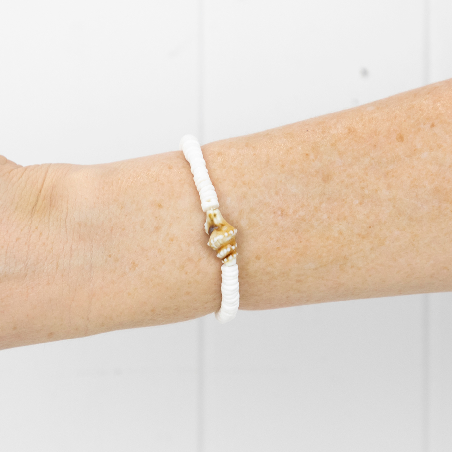 Bracelets Set x 4 -Trumpet Shell