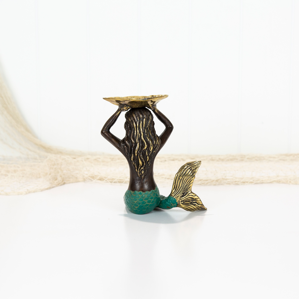 Mermaid Seated (M) Green Tail #0288*