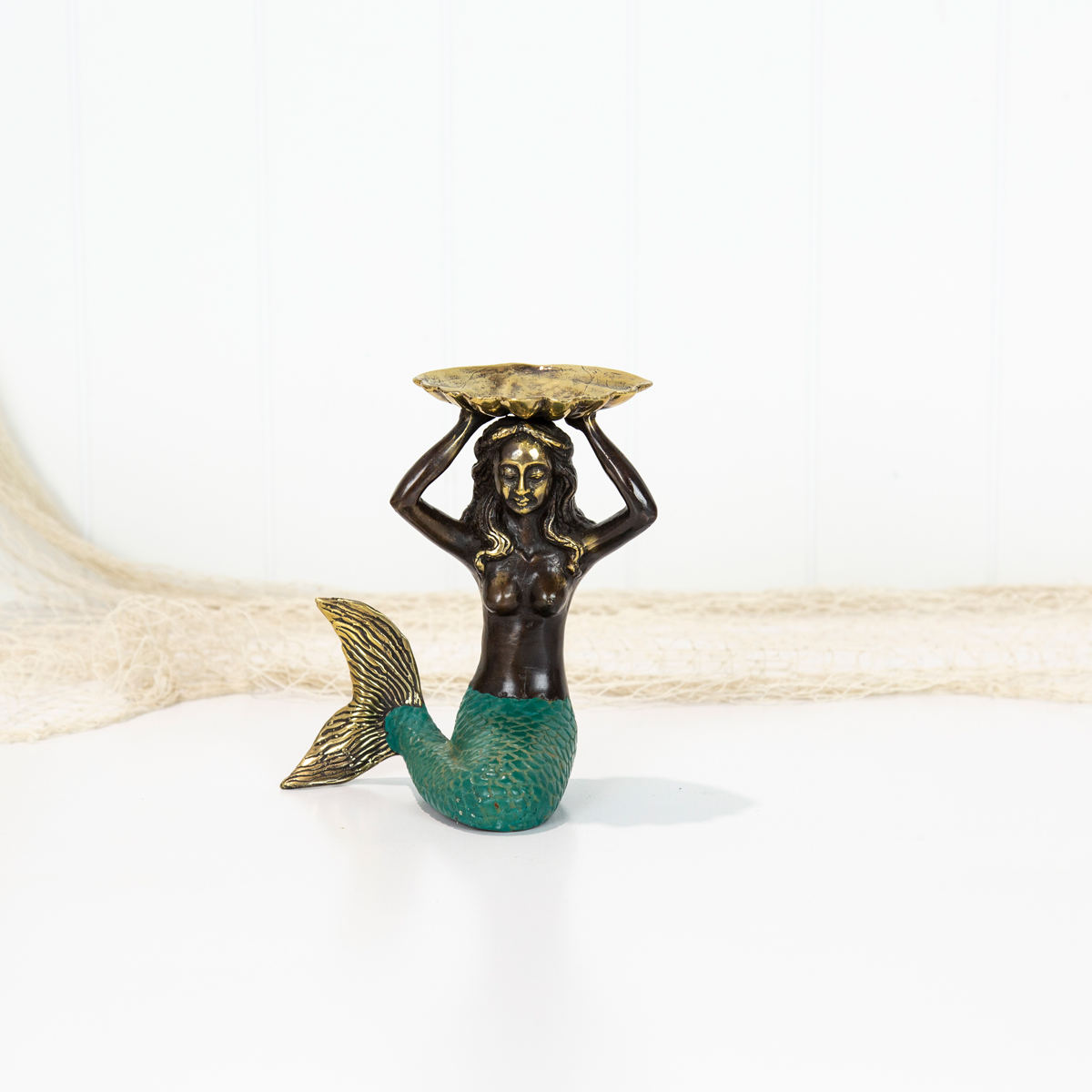 Mermaid Seated (M) Green Tail #0288*