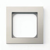 Frame - 1 gang - brushed nickel