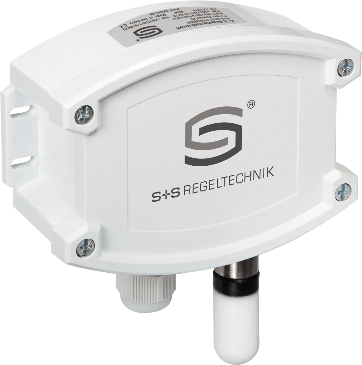 On-wall humidity and tempe­rature sensor HYGRASGARD® AFTF