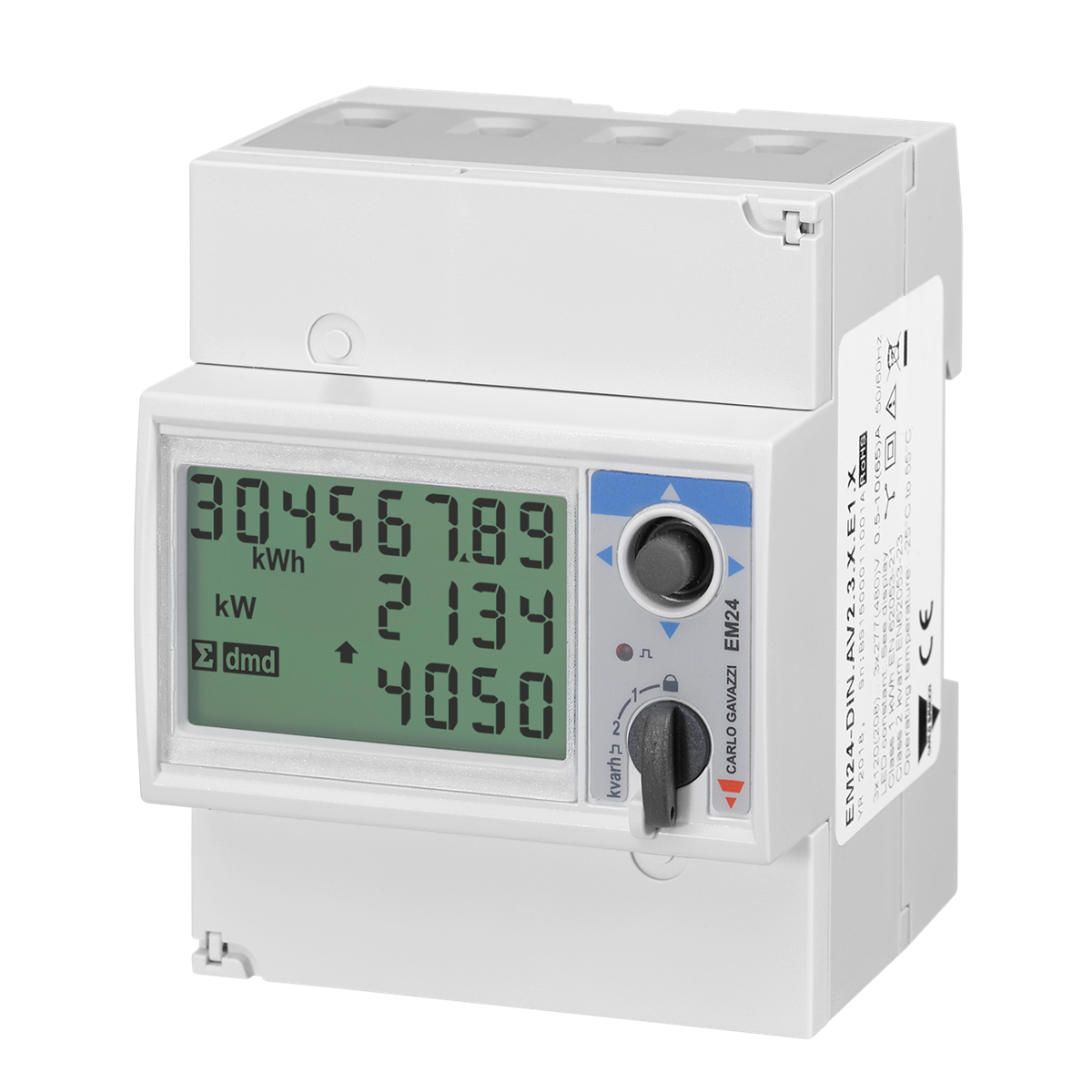 Carlo Gavazzi EM24PFB Electricity Meter wM-Bus(i) – 3-Phase Direct measurement 65A
