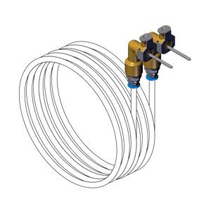 ALE11 Set hoses w. pins to ALE10