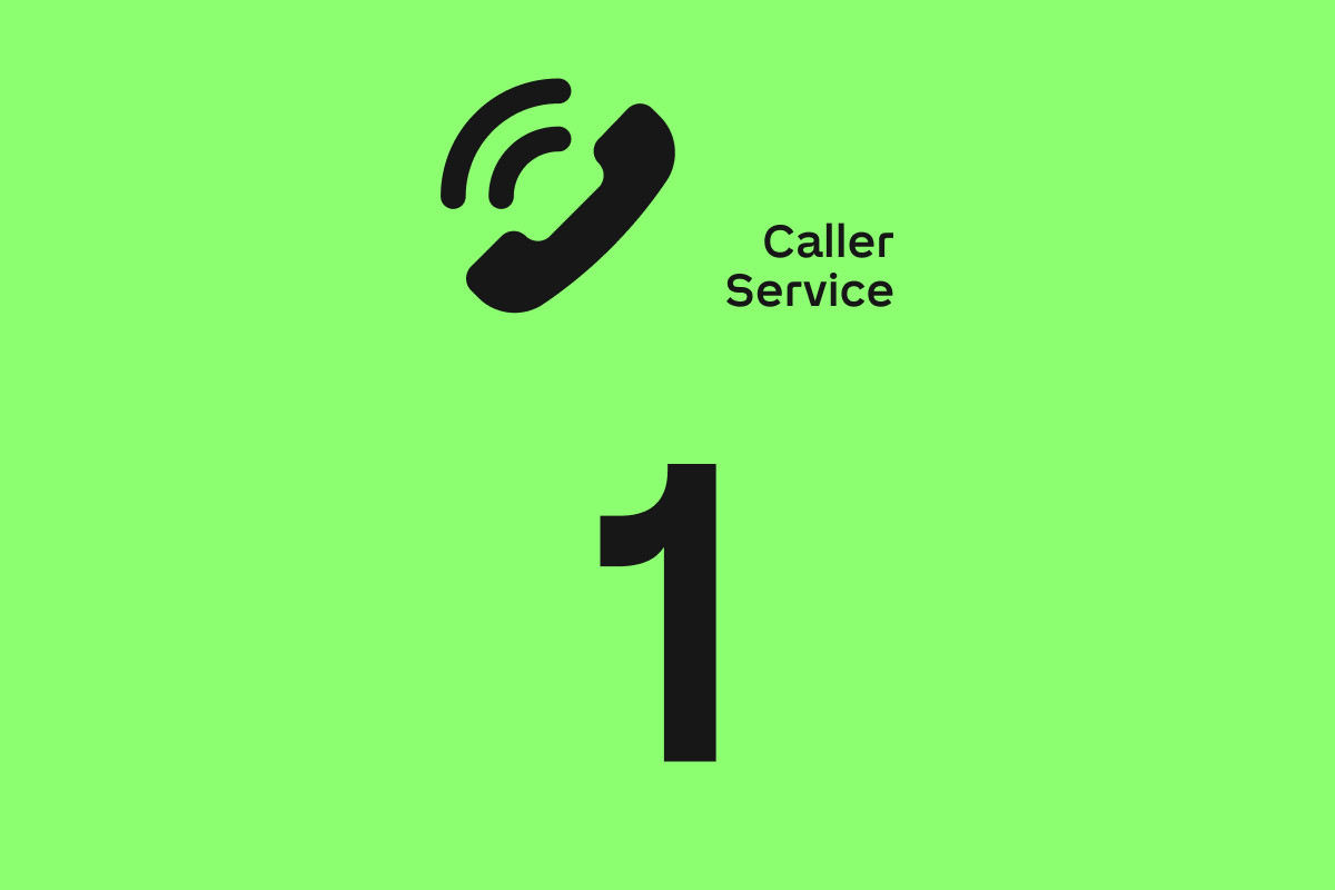 Caller Service 1 Year