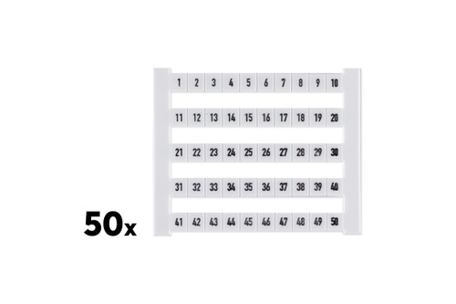 Terminal Block Labels 1-50