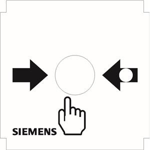 FDM223-L Manual release button (compl.)