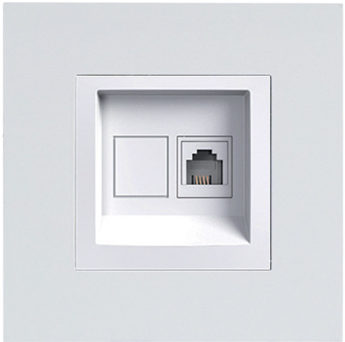 ASF GRAY 1*RJ45  WITHOUT FRAME