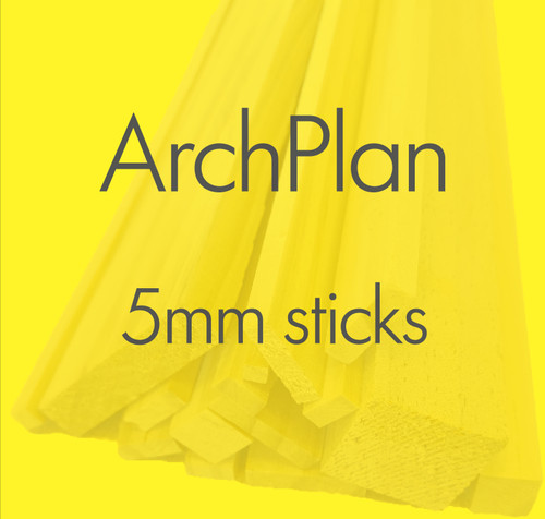 ArchPlan Timber - 5mm Sticks (Pine)