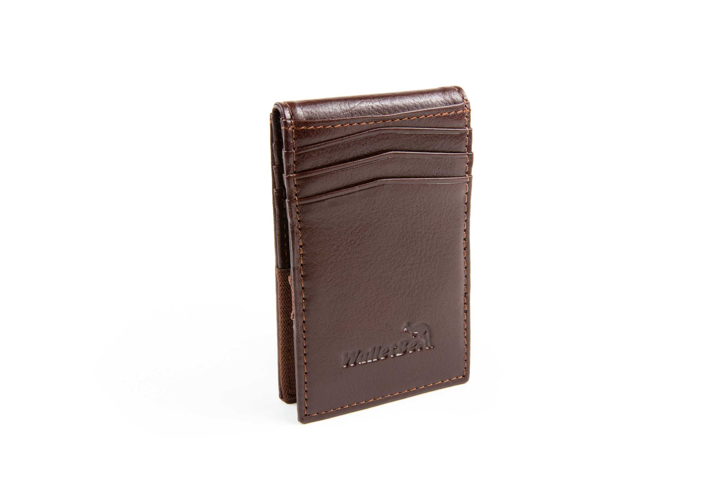 Turtleback Front Pocket Wallet RFID ID Blocking Men Leather