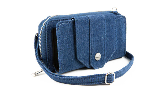 denim coin pouch