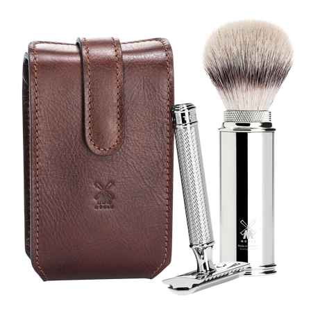 Muhle RT2 SR Muhle Travel Shaving Set - Brown