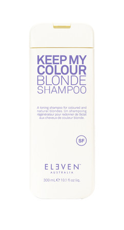 A toning shampoo for coloured and natural blondes.