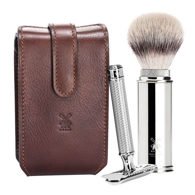 Muhle RT2 SR Muhle Travel Shaving Set - Brown