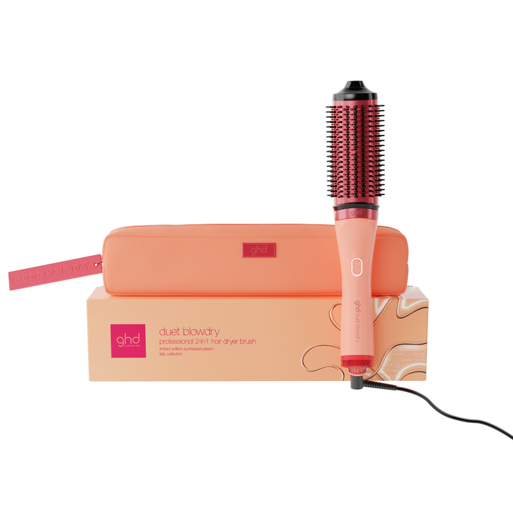 ghd duet blowdry hot air styler in sunkissed peach