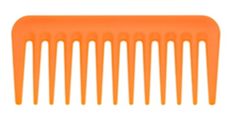 Janeke Small Super Comb Widetooth - Fluro Collection