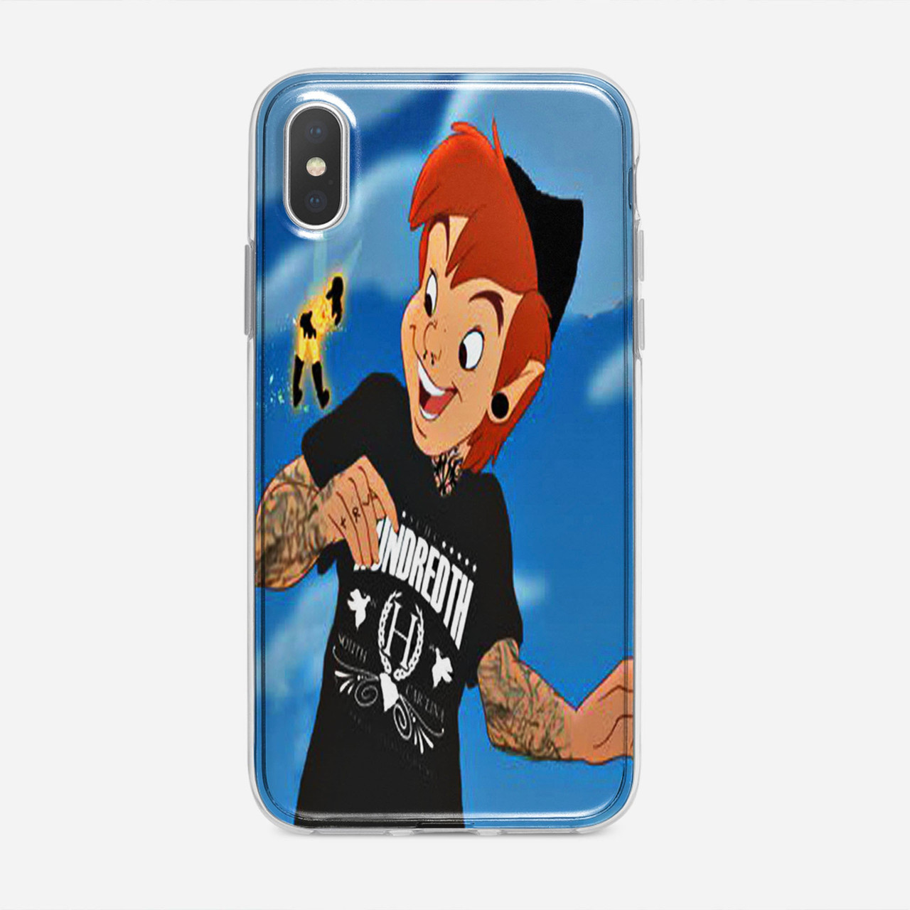 Peter Pan And Tinkerbell With Tattoo iPhone XS Max Case