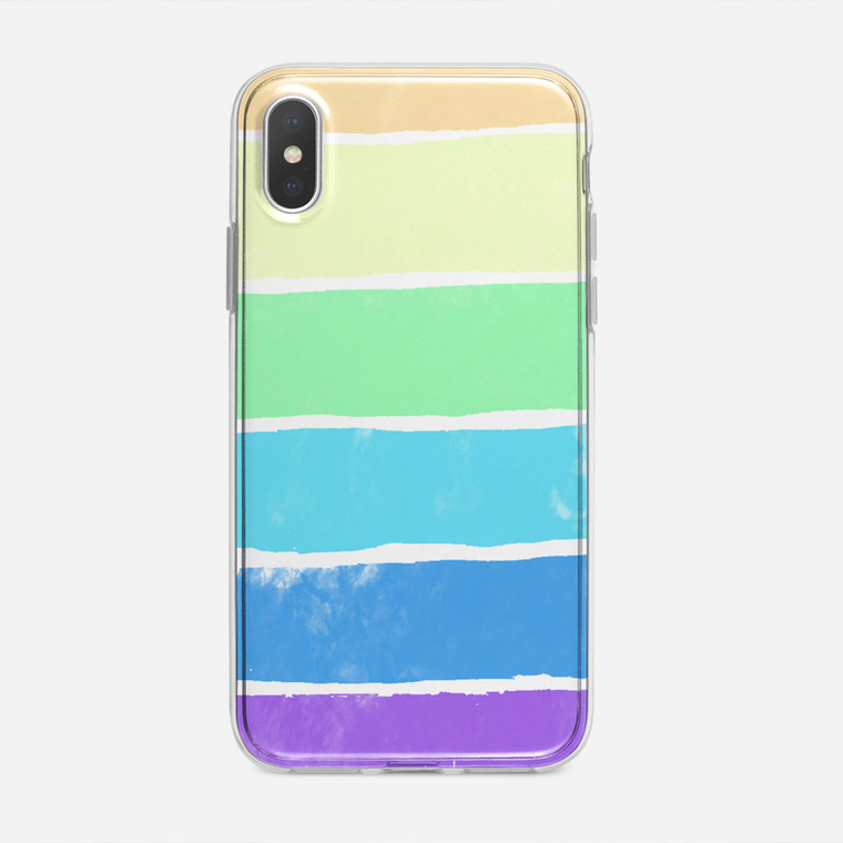 3D Multicolor Watercolors iPhone XS Max Case