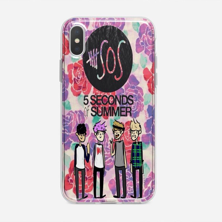 5 Seconds Of Summer 5 Sos Nasa Logo iPhone XS Case