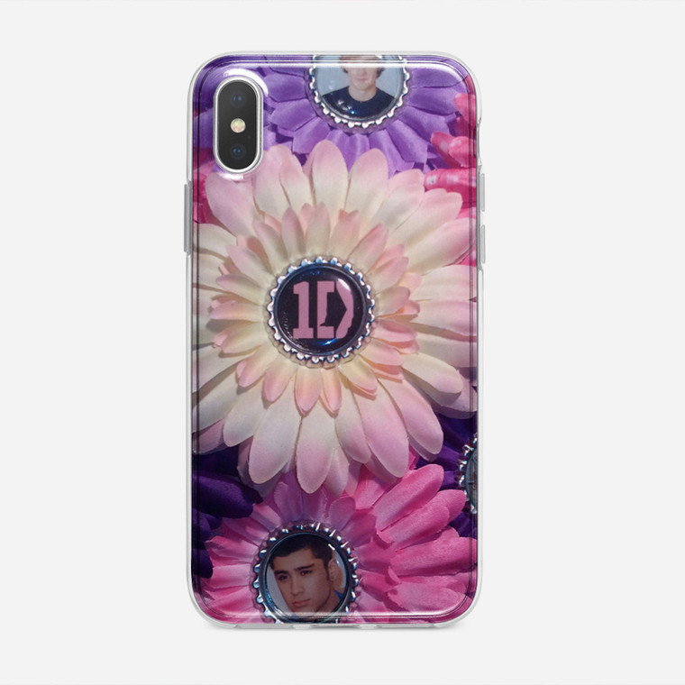 1D One Direction Floral iPhone XS Case