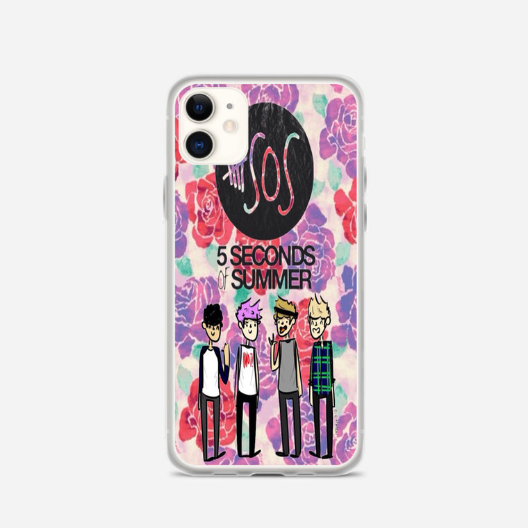 5 Seconds Of Summer 5 Sos Nasa Logo iPhone 11 Case