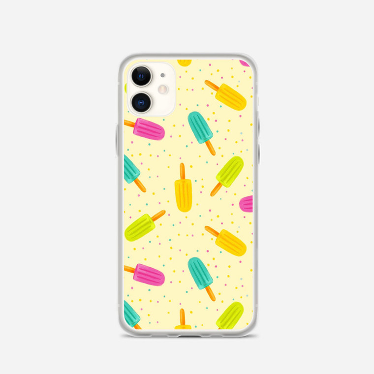 Repeating Popsicle Fabric iPhone 12 Case