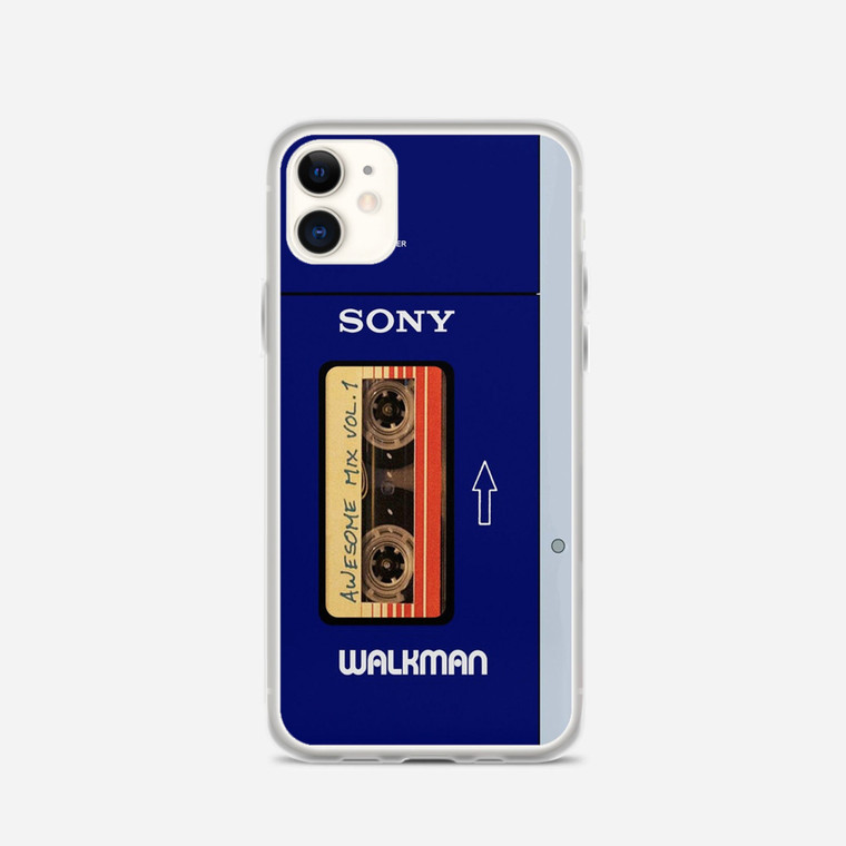 Awesome Mix Tape Vol 1 Sony Walkman iPhone 12 Mini Case
